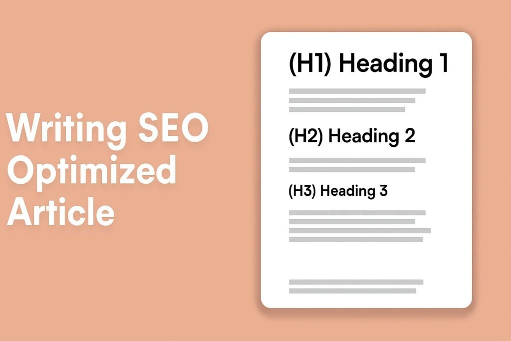 seo optimized article